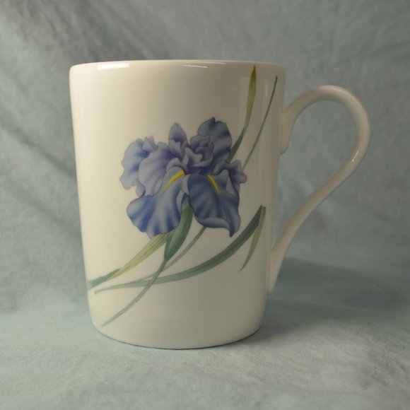 FOUR 12 oz Christopher Stuart Iris mug (w816) - Picture 10 of 13